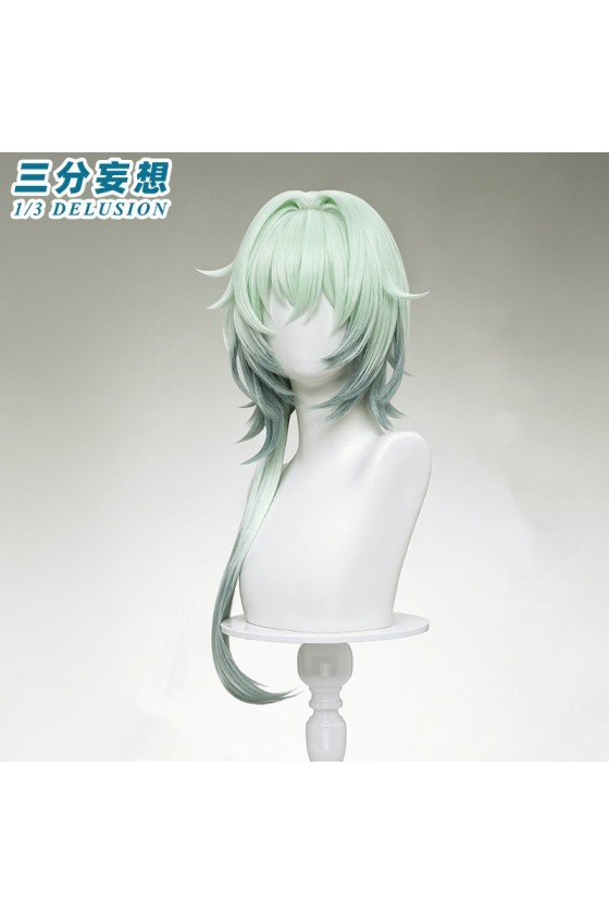 1/3 Delusion Honkai Star Rail Anaxa Light Green Cosplay Wig